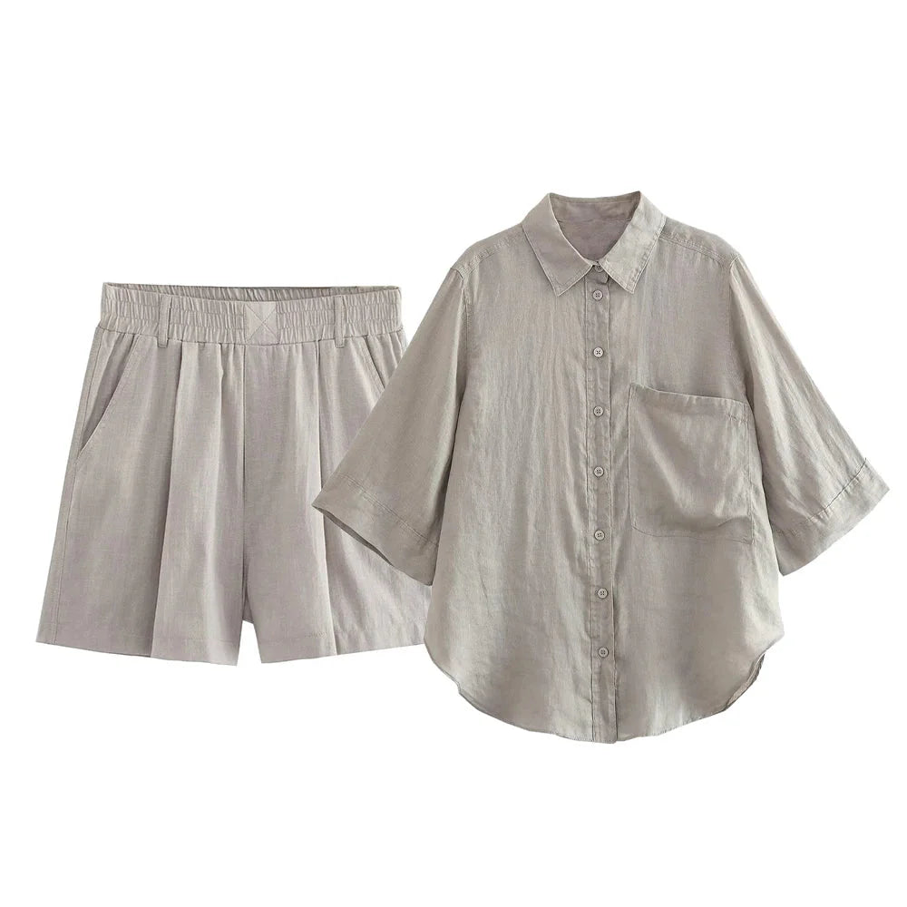 Lněný Letní Set - Ciele