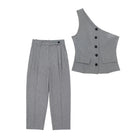 Asymetrický Top a Kalhoty Set - Ciele