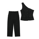 Asymetrický Top a Kalhoty Set - Ciele