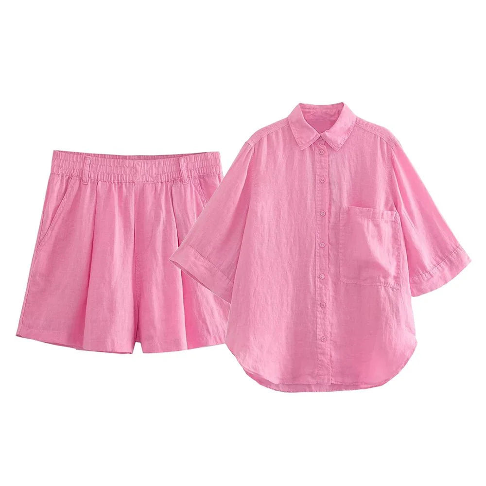 Lněný Letní Set - Ciele