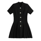 Pletené Šaty s Knoflíky - Ciele