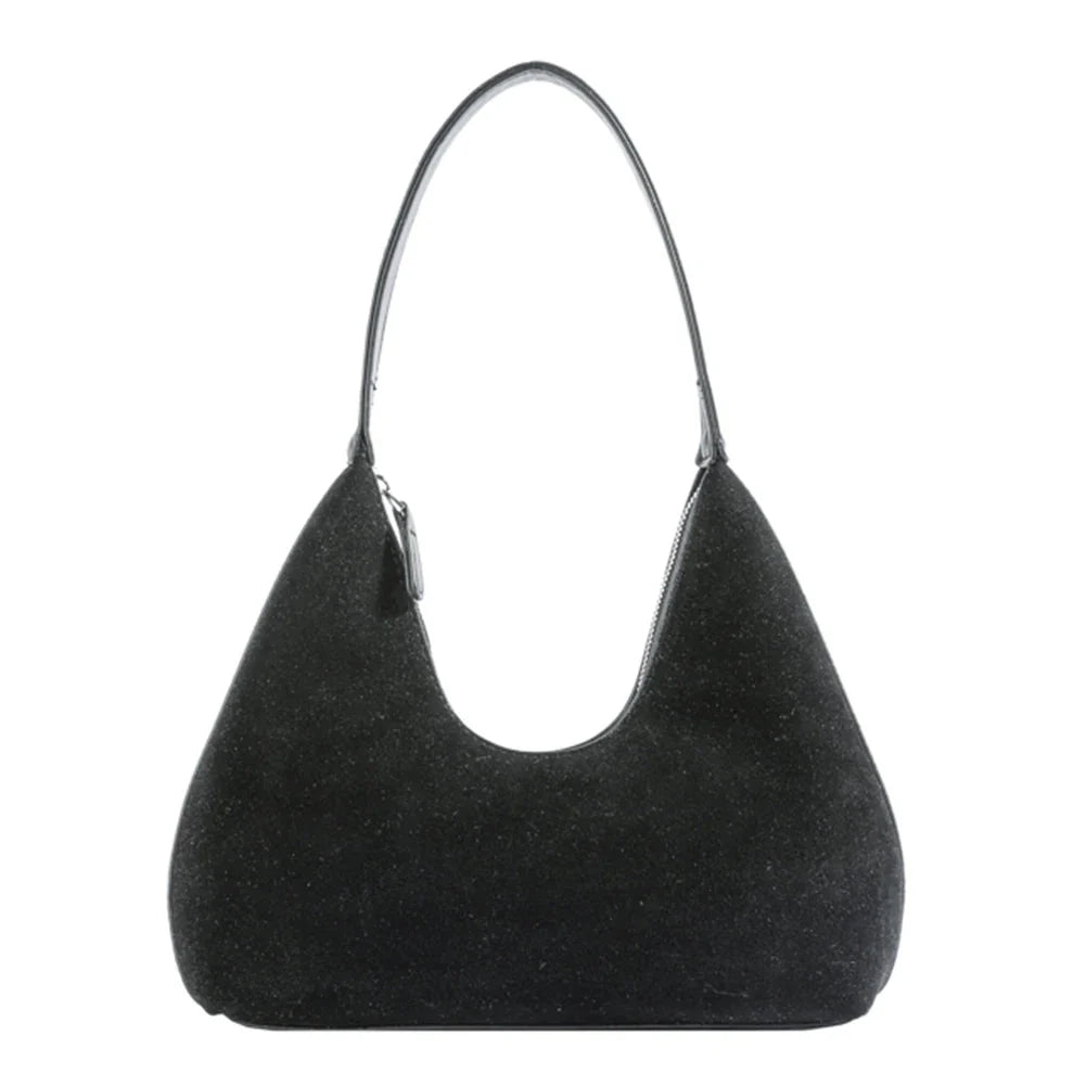 Zakřivená Semišová Taška - Ciele