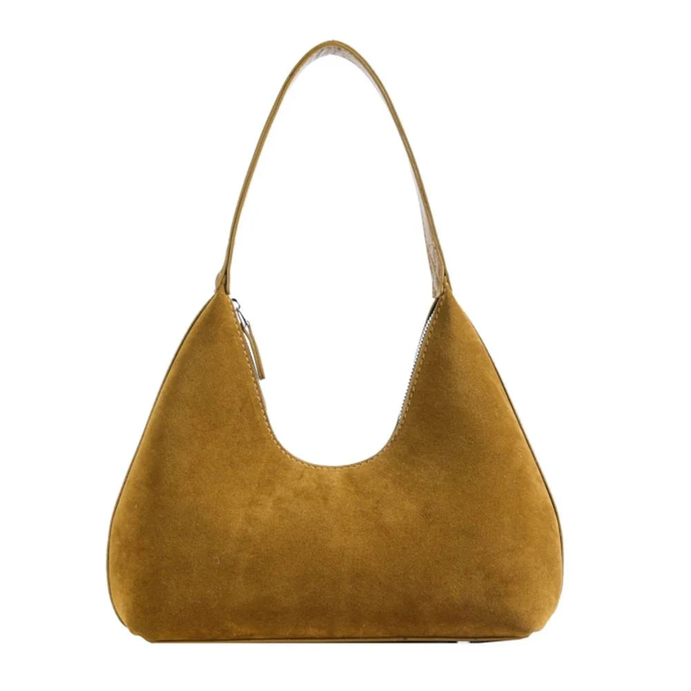 Zakřivená Semišová Taška - Ciele